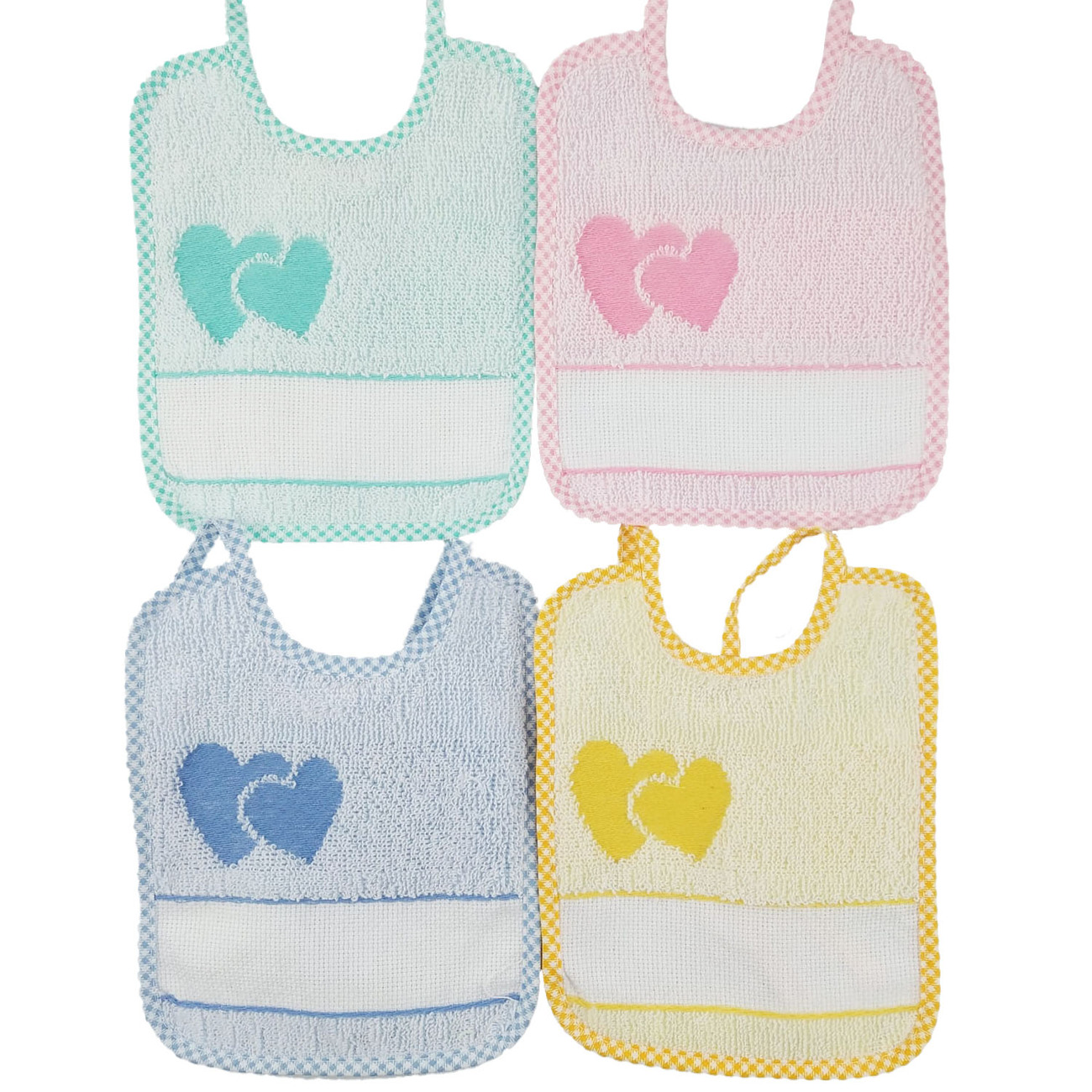 BAVAGLINI MINI Spugna Colorata - cuori -