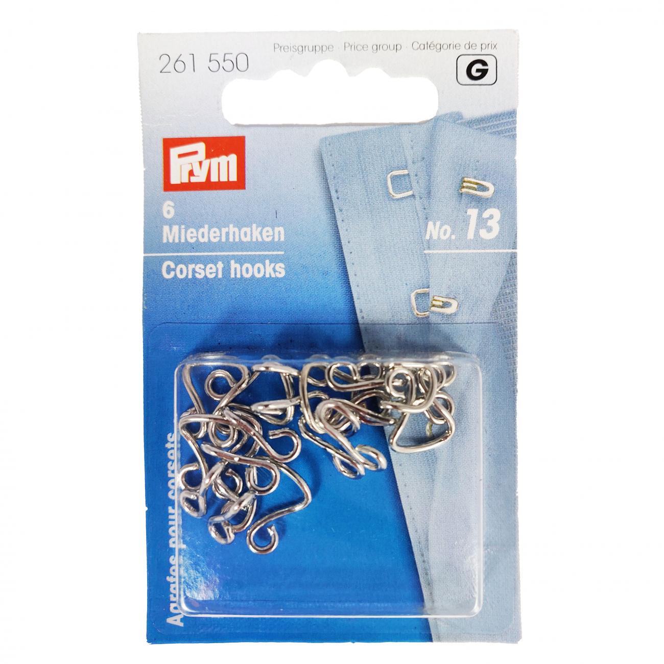 GANCETTI n.13  Argento Prym 261550