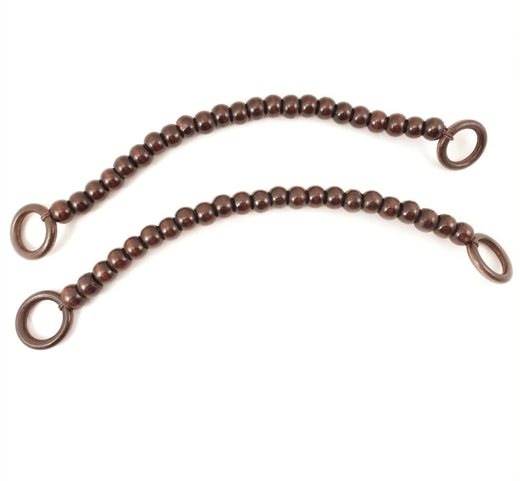 MANICI PALLINE di LEGNO 40 CM