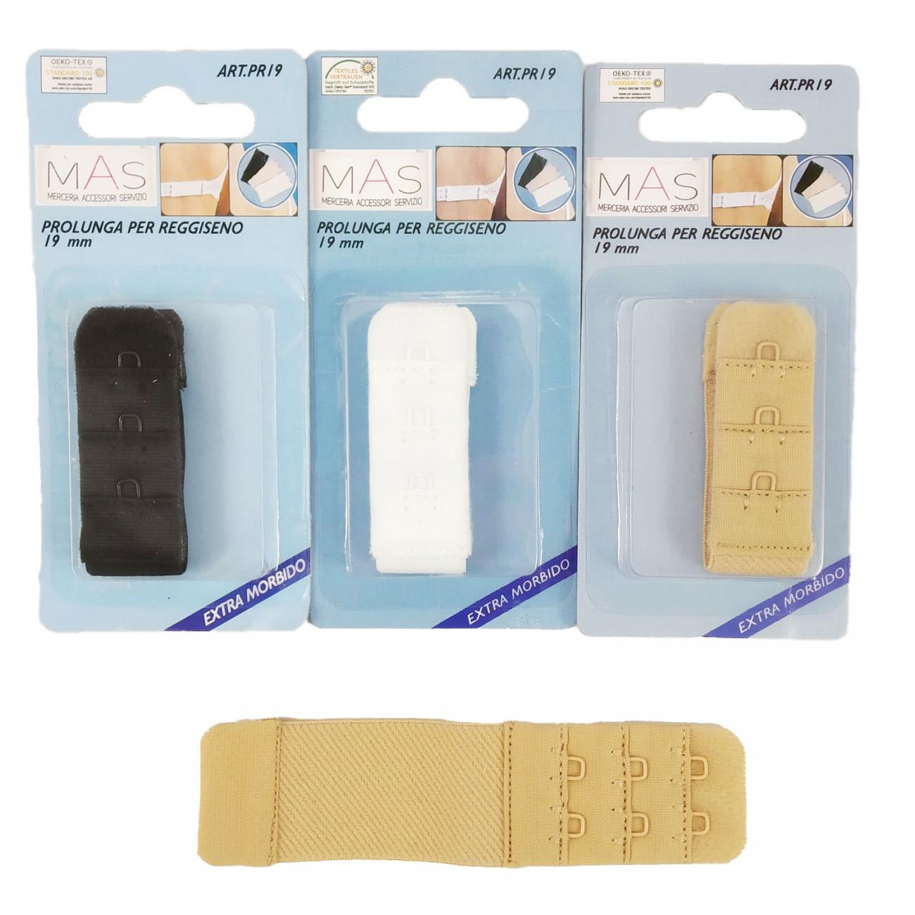 PROLUNGA REGGISENO 1 gancio altezza 19 mm