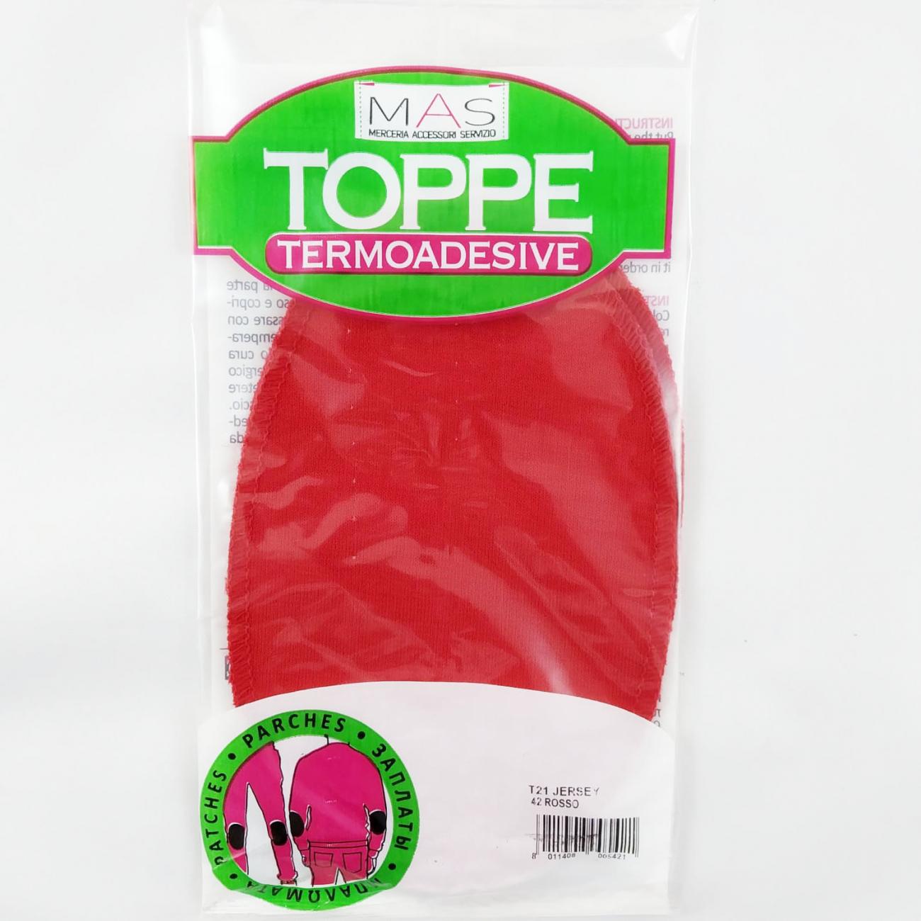 TOPPE TERMOADESIVE rosso