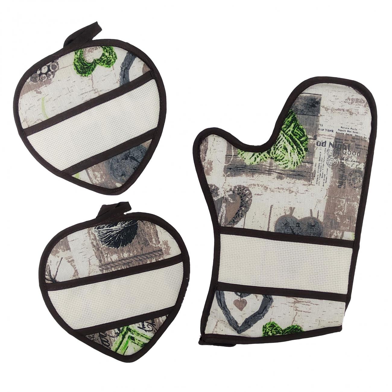 COMPLETO GUANTONE E PRESINE - marrone -