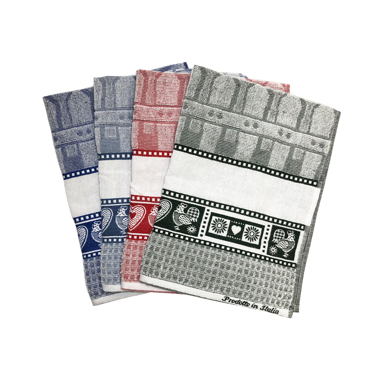 STROFINACCI in SPUGNA COLORATA Gallo-Cuore